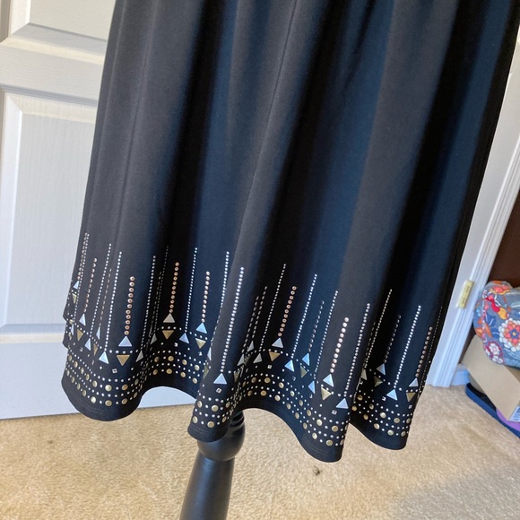 WHBM Embellished black dress. - Picture 3 of 8